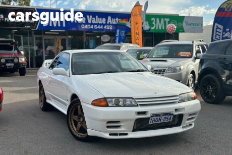 White 1994 Nissan Skyline Coupe GT-R R32