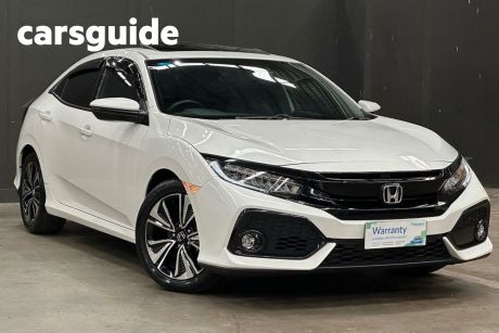 White 2018 Honda Civic Hatchback VTI-LX