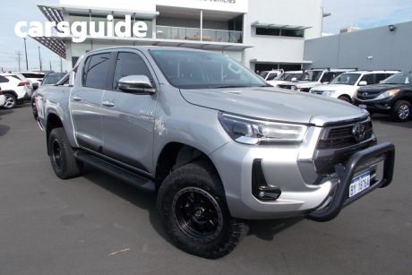 Silver 2021 Toyota Hilux Ute Tray 4X4 2.8L DSL D/C 6AT SR5