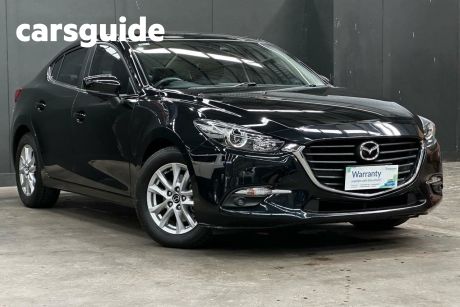 Black 2019 Mazda 3 Sedan Touring (5YR)