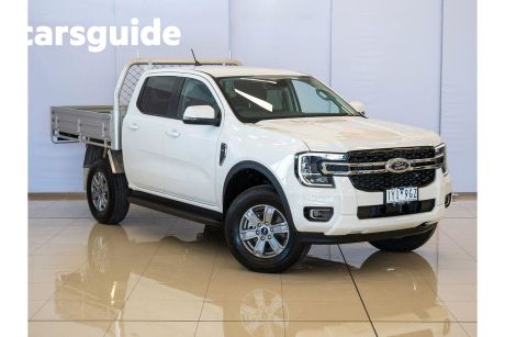 White 2023 Ford Ranger Double Cab Chassis XLT 3.0 (4X4)