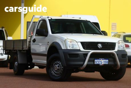 White 2006 Holden Rodeo Cab Chassis LX