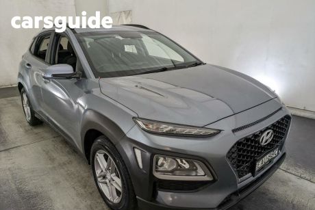 Silver 2018 Hyundai Kona Wagon Active (fwd)
