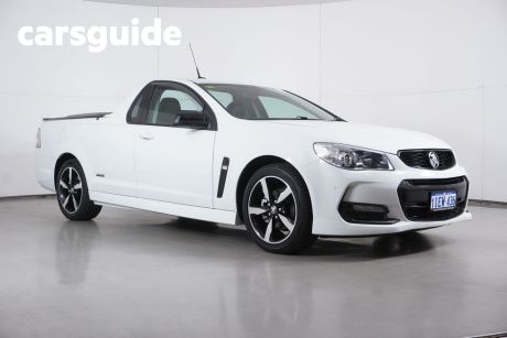 White 2016 Holden UTE Utility SV6 Black Edition