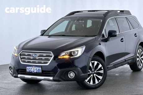 Blue 2016 Subaru Outback Wagon 2.0D Premium