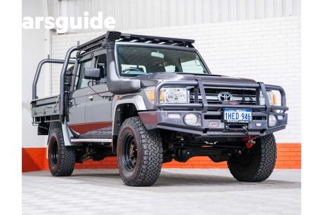 Grey 2020 Toyota Landcruiser Double Cab Chassis GXL (4X4)