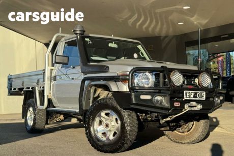 Silver 2021 Toyota Landcruiser 70 Series Cab Chassis GXL