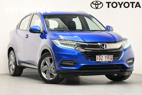 Blue 2019 Honda HR-V Wagon Luxe