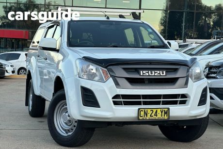 White 2017 Isuzu D-MAX Crew Cab Utility SX HI-Ride (4X2)