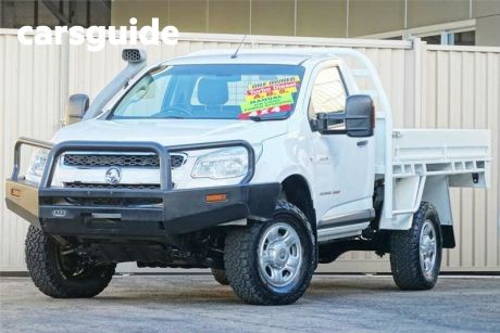 White 2014 Holden Colorado Cab Chassis DX (4X4)