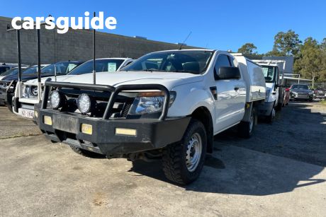 White 2014 Ford Ranger Super Cab Chassis XL 3.2 (4X4)