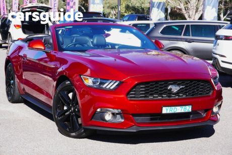 Red 2016 Ford Mustang Convertible 2.3 Gtdi