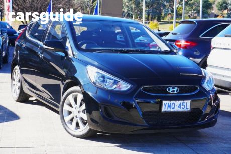 Black 2018 Hyundai Accent Hatchback Sport