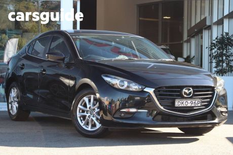 Black 2016 Mazda 3 Sedan Touring