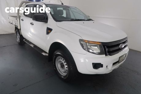 White 2014 Ford Ranger Crew Cab Chassis XL 2.2 HI-Rider (4X2)