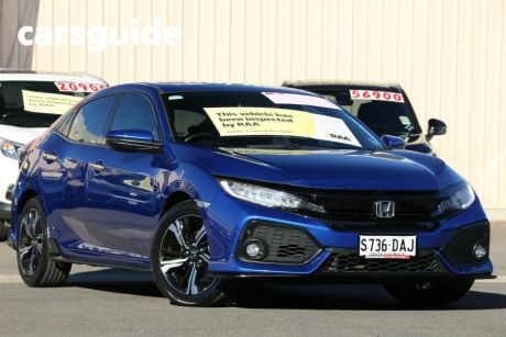 Blue 2017 Honda Civic Hatchback RS