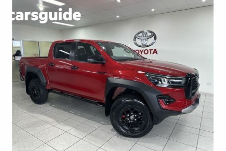 Red 2023 Toyota Hilux Ute Tray 4x4 GR-S 2.8L T Double
