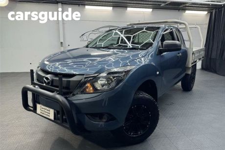 Blue 2017 Mazda BT-50 Freestyle Cab Chassis XT (4X2)