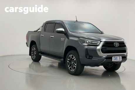 Grey 2021 Toyota Hilux Double Cab Chassis SR5 (4X4)