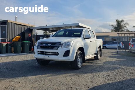 White 2018 Isuzu D-MAX Crew Cab Utility SX HI-Ride (4X2)