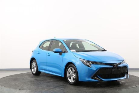 Blue 2022 Toyota Corolla Hatchback Ascent Sport