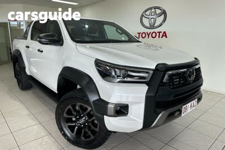 White 2022 Toyota Hilux Ute Tray 4x4 Rogue 2.8L Double