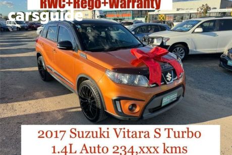 Orange 2017 Suzuki Vitara Wagon S Turbo (fwd)
