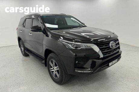 Brown 2021 Toyota Fortuner Wagon GXL