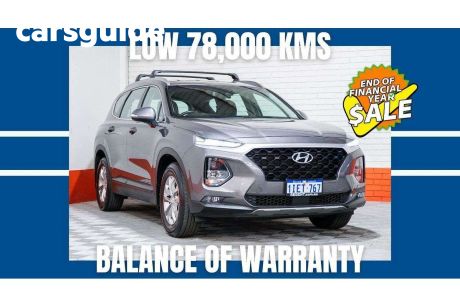 Grey 2019 Hyundai Santa Fe Wagon Active (awd)