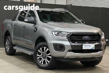 Silver 2019 Ford Ranger Double Cab Pick Up Wildtrak 3.2 (4X4)