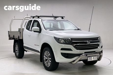 White 2017 Holden Colorado Space Cab Chassis LS (4X4)