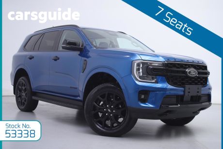 Blue 2022 Ford Everest Wagon Sport (4X4)