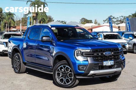 Blue 2024 Ford Ranger Double Cab Pick Up Wildtrak 3.0 (4X4)
