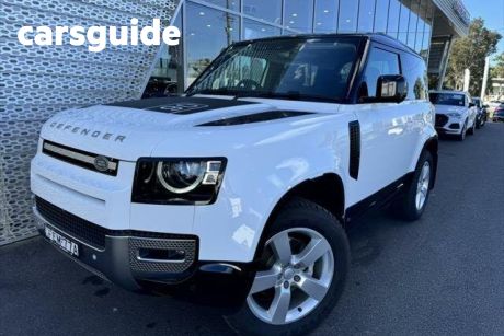 White 2022 Land Rover Defender Wagon 90 D250 S (183KW)