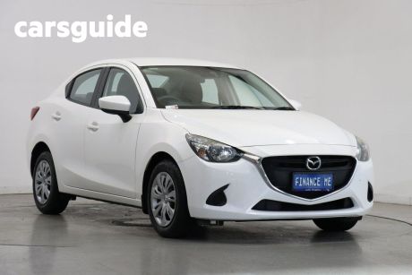 White 2017 Mazda 2 Sedan NEO