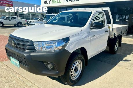 White 2023 Toyota Hilux Cab Chassis Workmate HI-Rider (4X2)