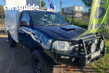 Blue 2007 Toyota Hilux Cab Chassis SR (4X4)
