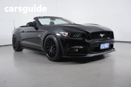 Black 2016 Ford Mustang Convertible GT 5.0 V8