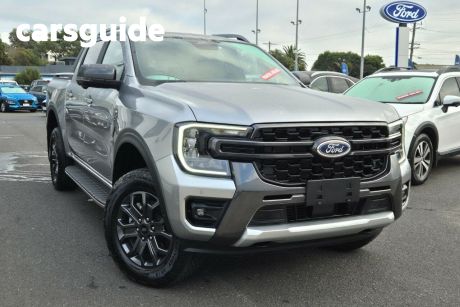 Silver 2023 Ford Ranger Double Cab Pick Up Wildtrak X 2.0 (4X4)
