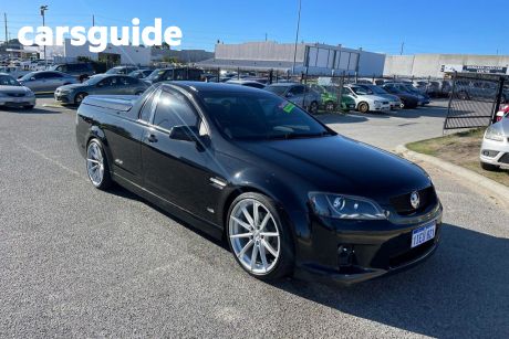 Black 2009 Holden Commodore Utility SS
