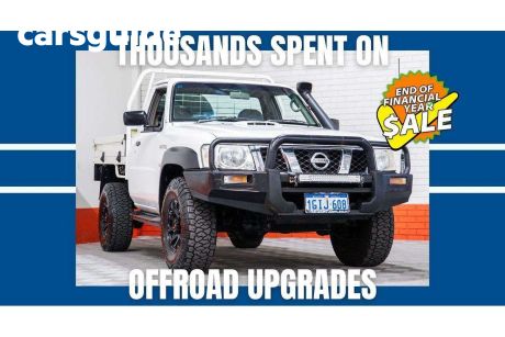 White 2011 Nissan Patrol Coil Cab Chassis ST (4X4)