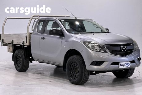 Silver 2018 Mazda BT-50 Freestyle Cab Chassis XT (4X2)