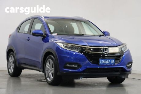 Blue 2020 Honda HR-V Wagon +luxe