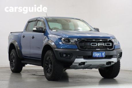 Blue 2020 Ford Ranger Double Cab Pick Up Raptor 2.0 (4X4)