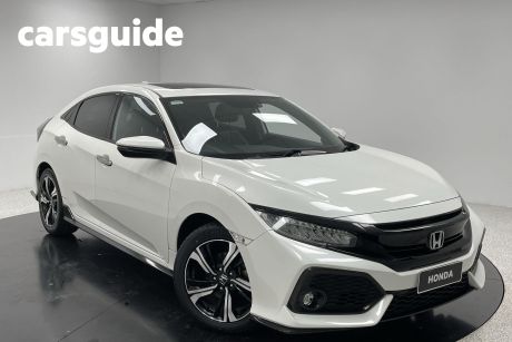 White 2018 Honda Civic Hatchback RS