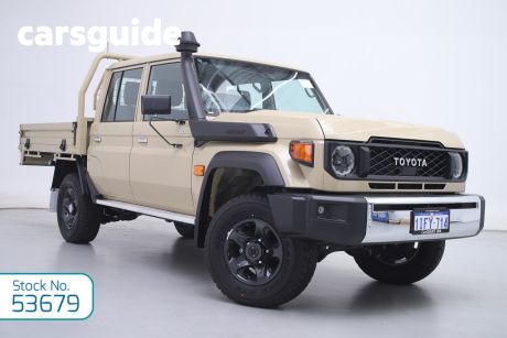 Brown 2024 Toyota Landcruiser 70 Series Double Cab Chassis LC79 GXL