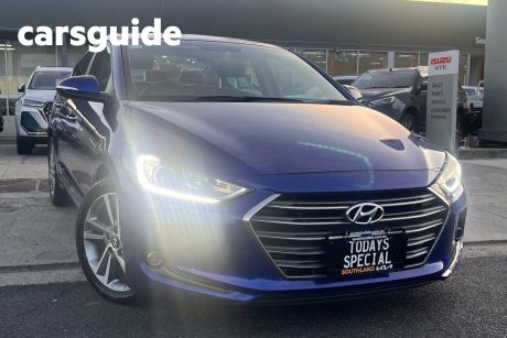 Blue 2018 Hyundai Elantra Sedan Elite 2.0 MPI (sunroof)