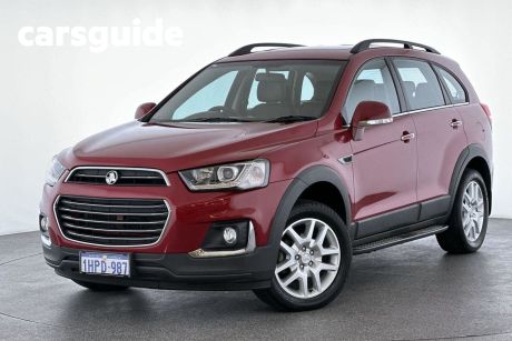 Red 2016 Holden Captiva Wagon Active 7 Seater