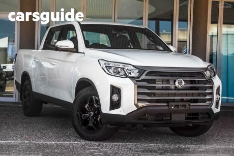 White 2023 Ssangyong Musso Crew Cab Pickup Ultimate