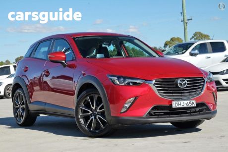 Red 2016 Mazda CX-3 Wagon S Touring Safety (fwd)